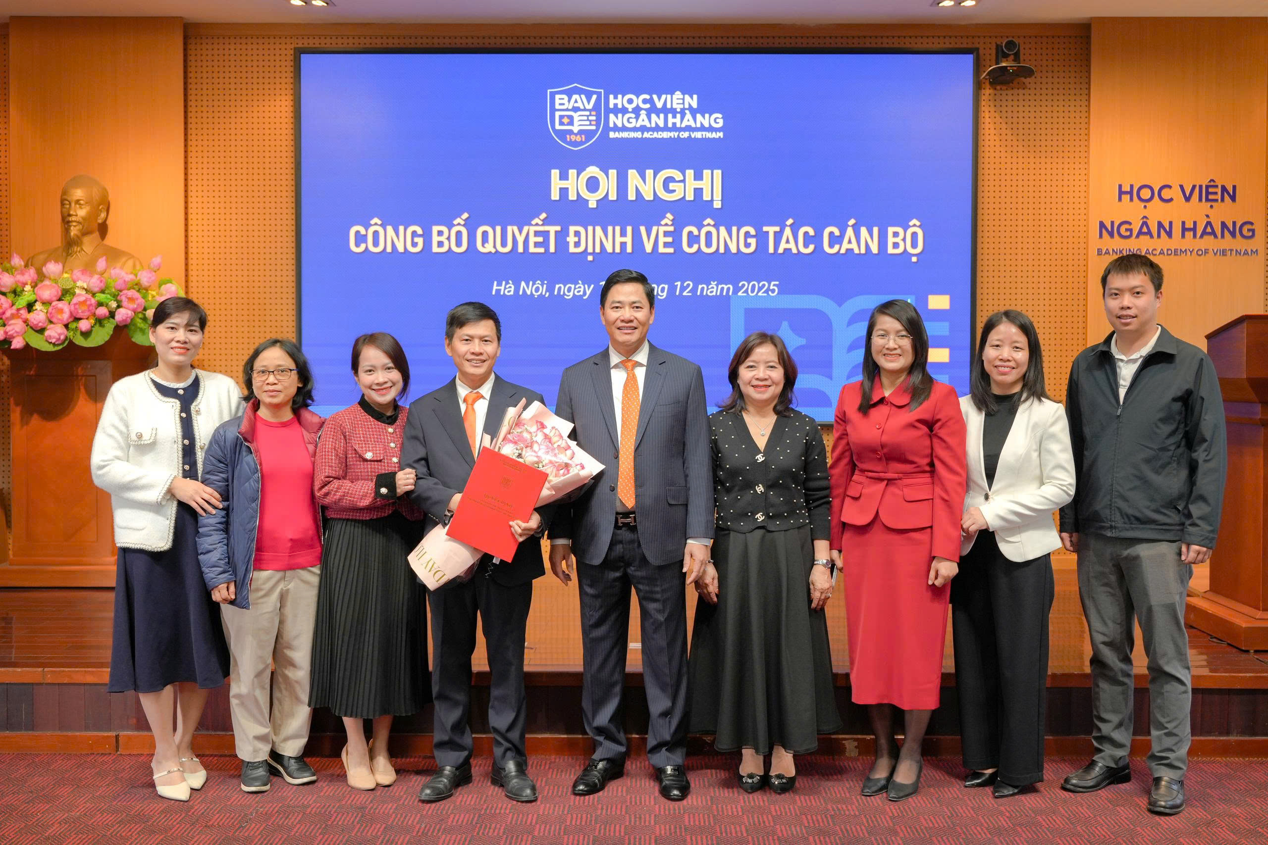 Hội nghị công bố quyết định bổ nhiệm về công tác cán bộ